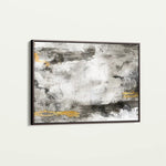Abstract 142 Canvas Art 60 x 40 cm / Black