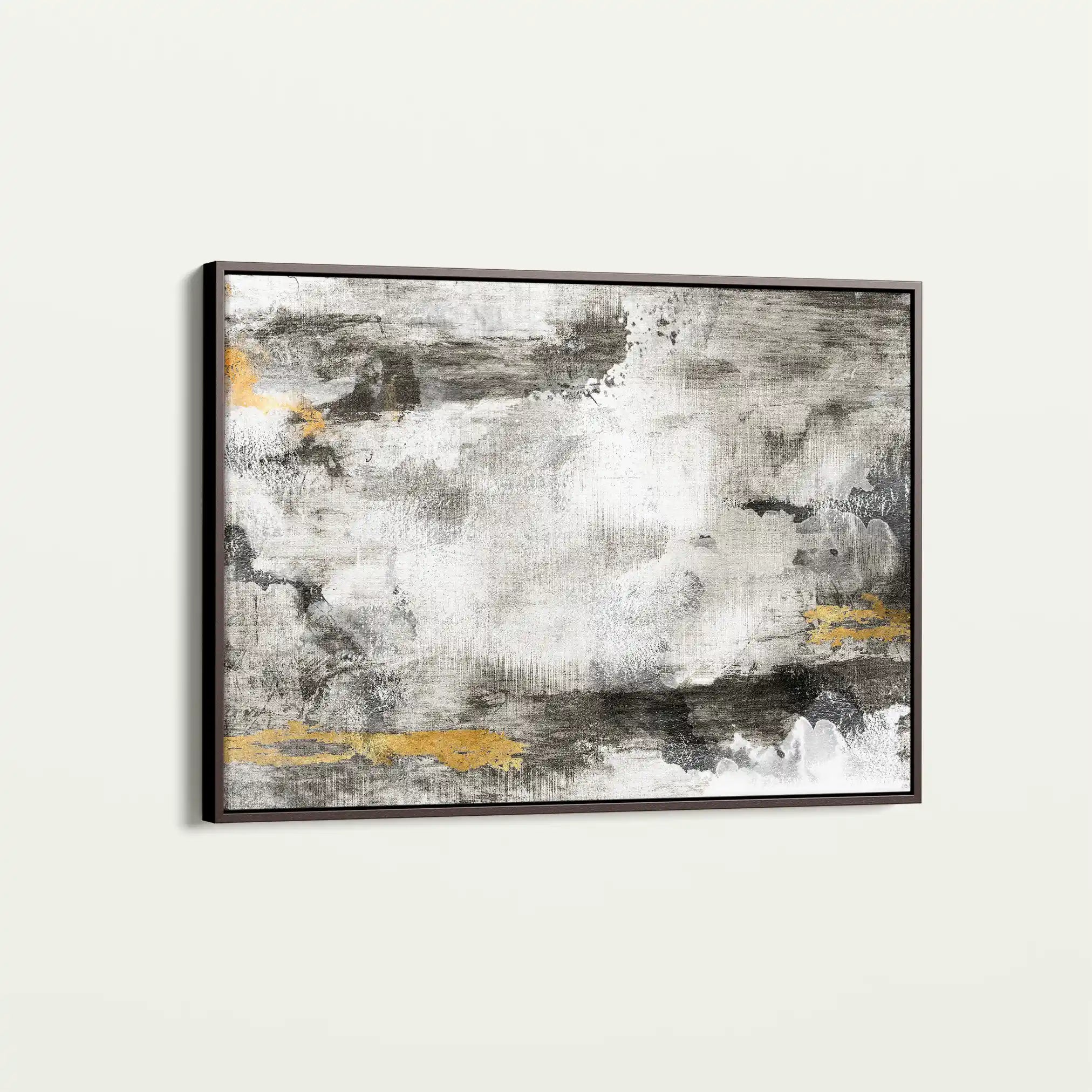 Abstract 142 Canvas Art 60 x 40 cm / Black