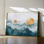 Boho 142 Canvas Art 18" x 24" / 45 x 60 cm / Black