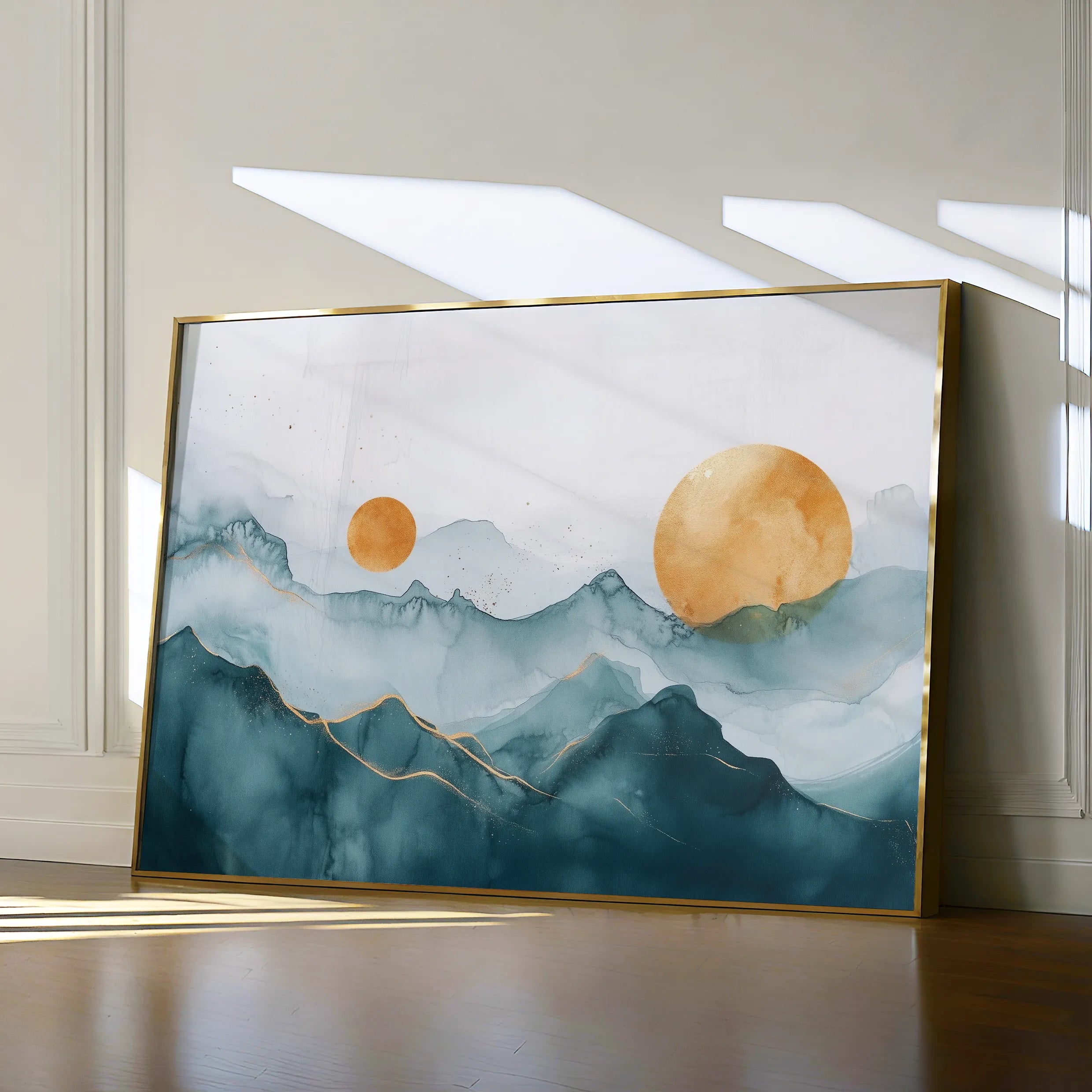 Boho 142 Canvas Art 18" x 24" / 45 x 60 cm / Black