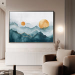 Boho 142 Canvas Art 18" x 24" / 45 x 60 cm / Black