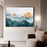 Boho 142 Canvas Art 18" x 24" / 45 x 60 cm / Black