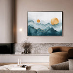 Boho 142 Canvas Art 18" x 24" / 45 x 60 cm / Black