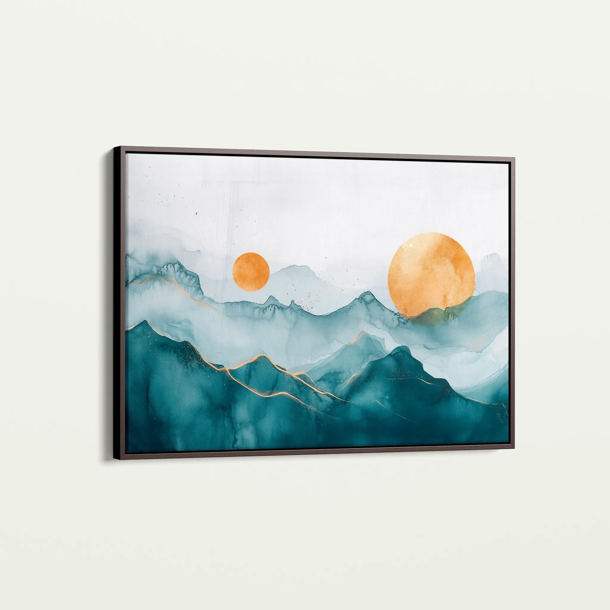 Boho 142 Canvas Art 18" x 24" / 45 x 60 cm / Black