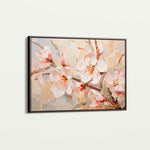 Floral 142 Canvas Art 18" x 24" / 45 x 60 cm / Black