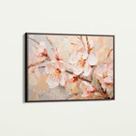 Floral 142 Canvas Art 60 x 40 cm / Black