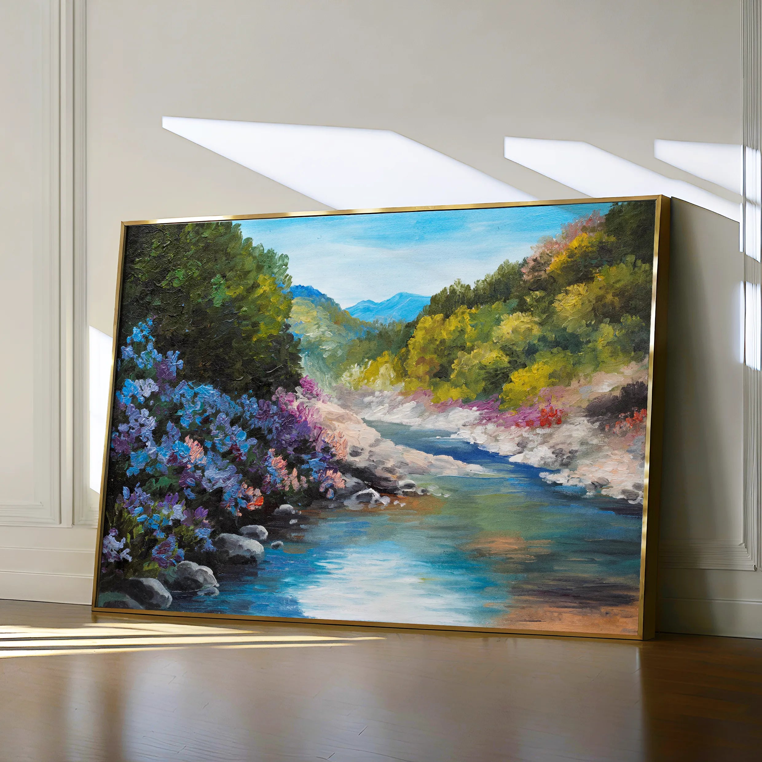 Landscape 142 Canvas Art 18" x 24" / 45 x 60 cm / Black
