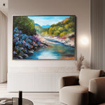 Landscape 142 Canvas Art 18" x 24" / 45 x 60 cm / Black