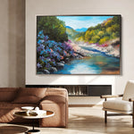 Landscape 142 Canvas Art 18" x 24" / 45 x 60 cm / Black