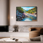 Landscape 142 Canvas Art 18" x 24" / 45 x 60 cm / Black
