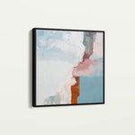 Abstract 1420 Canvas Art 16" x 16" / 40 x 40 cm / Black