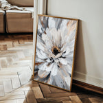 Floral 1420 Canvas Art 18" x 24" / 45 x 60 cm / Black