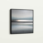 Abstract 1421 Canvas Art 16" x 16" / 40 x 40 cm / Black