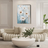 Floral 1421 Canvas Art 18" x 24" / 45 x 60 cm / Black