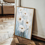 Floral 1421 Canvas Art 18" x 24" / 45 x 60 cm / Black