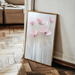 Floral 1422 Canvas Art 18" x 24" / 45 x 60 cm / Black