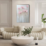 Floral 1422 Canvas Art 60 x 40 cm / Black