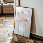 Floral 1422 Canvas Art 60 x 40 cm / Black