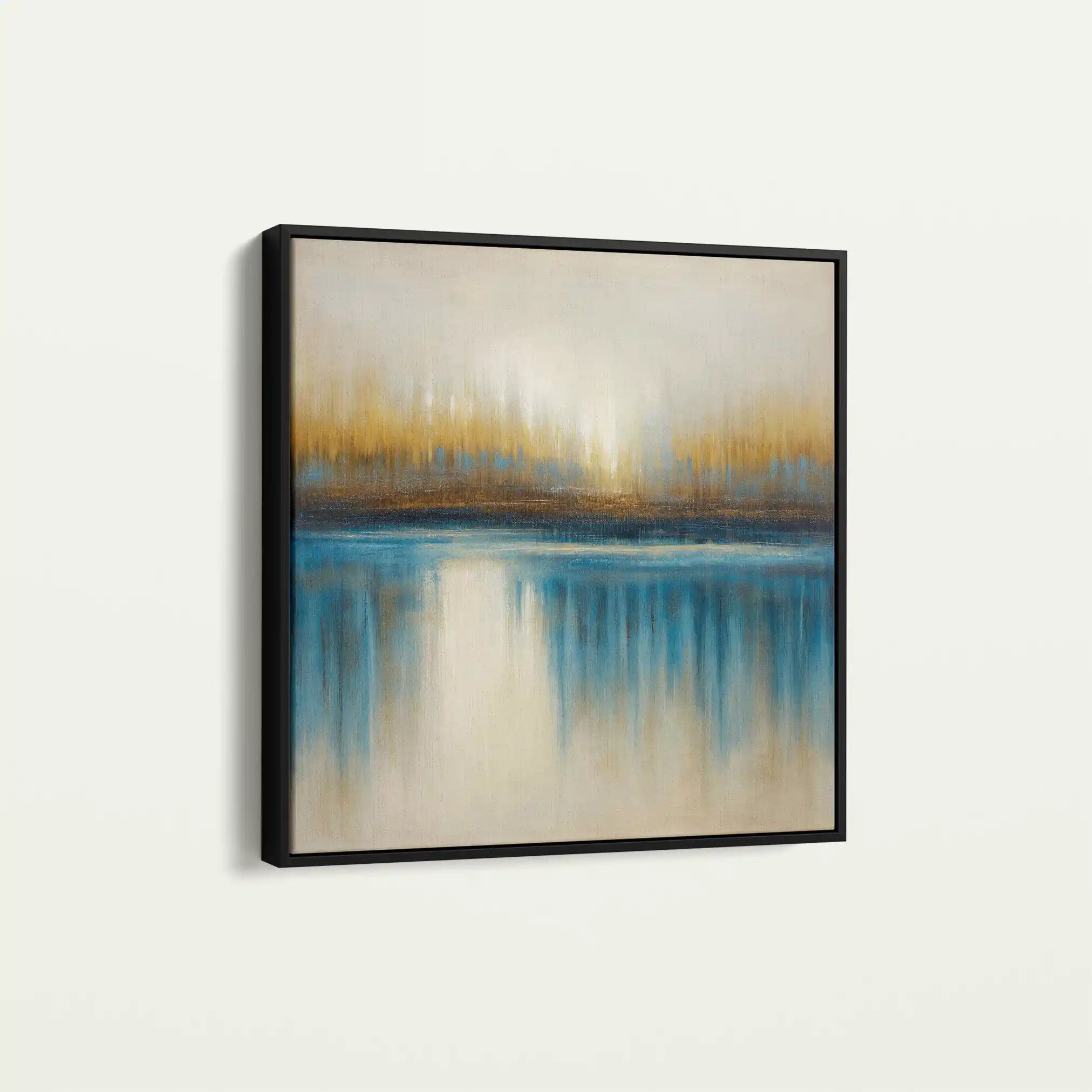 Abstract 1423 Canvas Art 60 x 60 cm / Black