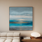 Abstract 1424 Canvas Art 60 x 60 cm / Black