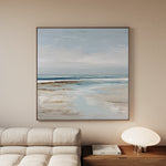 Abstract 1425 Canvas Art 16" x 16" / 40 x 40 cm / Black