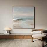 Abstract 1425 Canvas Art 16" x 16" / 40 x 40 cm / Black