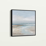 Abstract 1425 Canvas Art 16" x 16" / 40 x 40 cm / Black