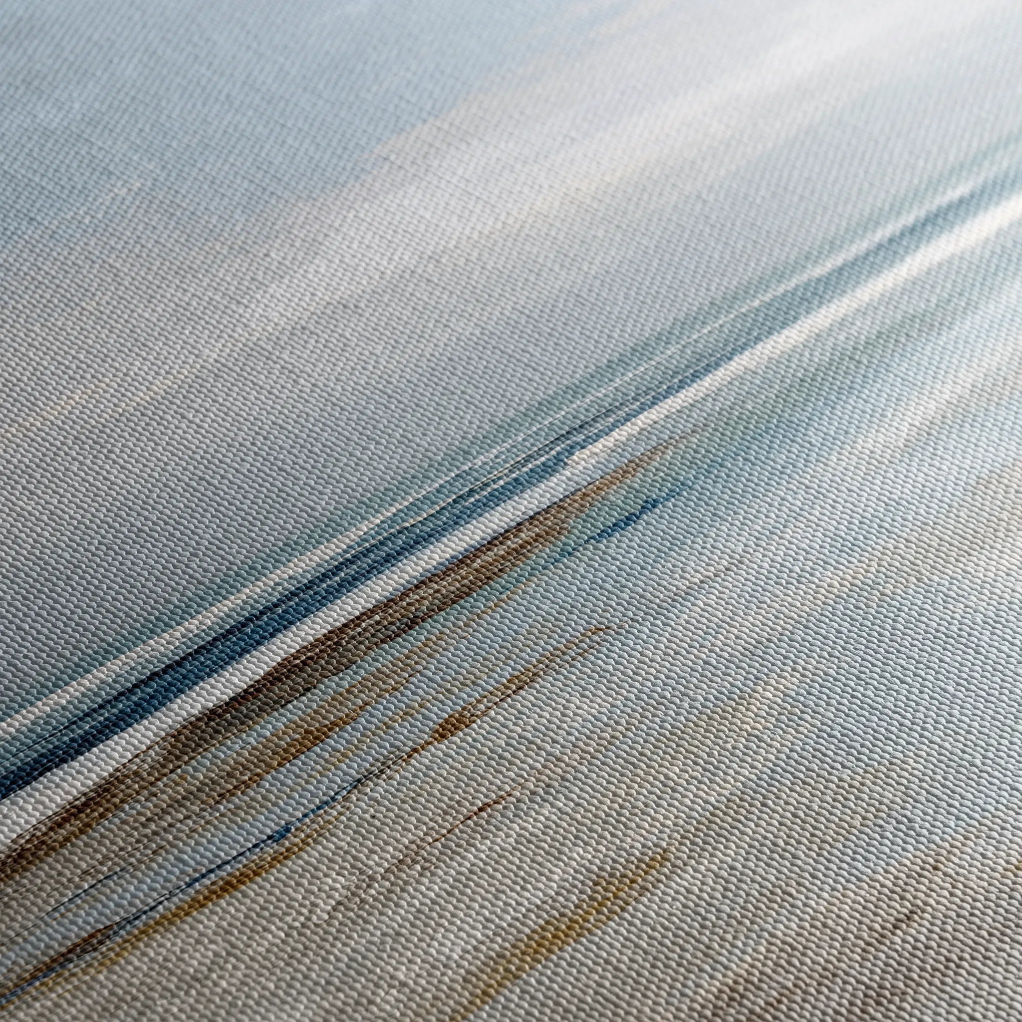 Abstract 1425 Canvas Art 16" x 16" / 40 x 40 cm / Black