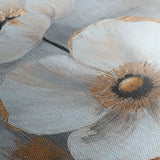 Floral 1425 Canvas Art 18" x 24" / 45 x 60 cm / Black