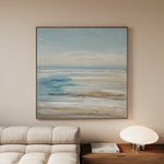 Abstract 1426 Canvas Art 16" x 16" / 40 x 40 cm / Black