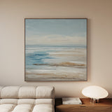 Abstract 1426 Canvas Art 16" x 16" / 40 x 40 cm / Black