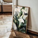Floral 1426 Canvas Art 18" x 24" / 45 x 60 cm / Black