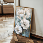Floral 1427 Canvas Art 18" x 24" / 45 x 60 cm / Black