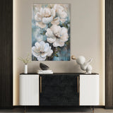 Floral 1427 Canvas Art 18" x 24" / 45 x 60 cm / Black