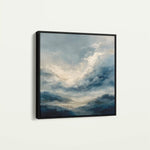 Abstract 1428 Canvas Art 60 x 60 cm / Black