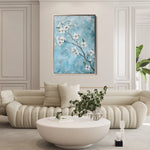 Floral 1429 Canvas Art 18" x 24" / 45 x 60 cm / Black