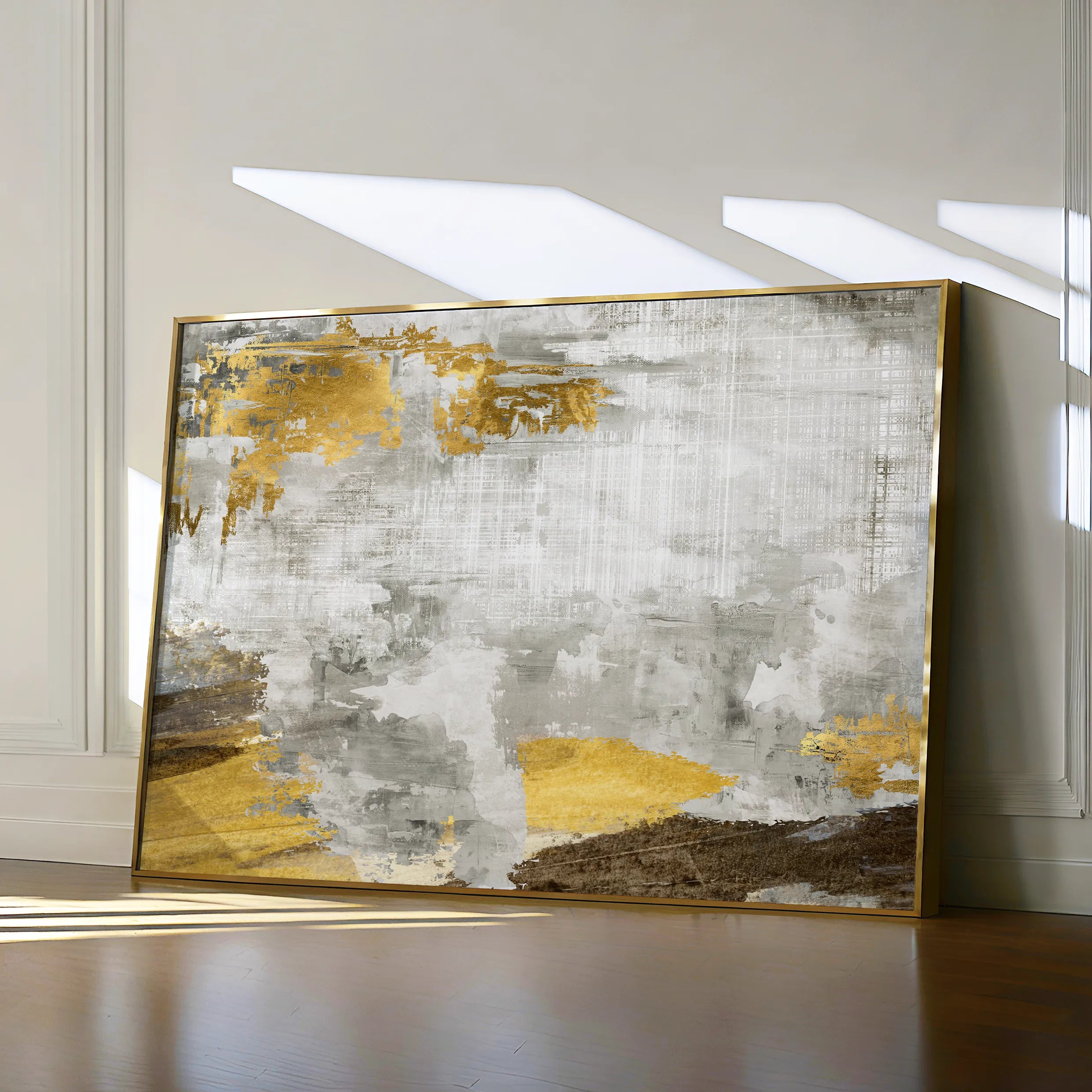 Abstract 143 Canvas Art 18" x 24" / 45 x 60 cm / Black