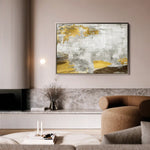 Abstract 143 Canvas Art 18" x 24" / 45 x 60 cm / Black