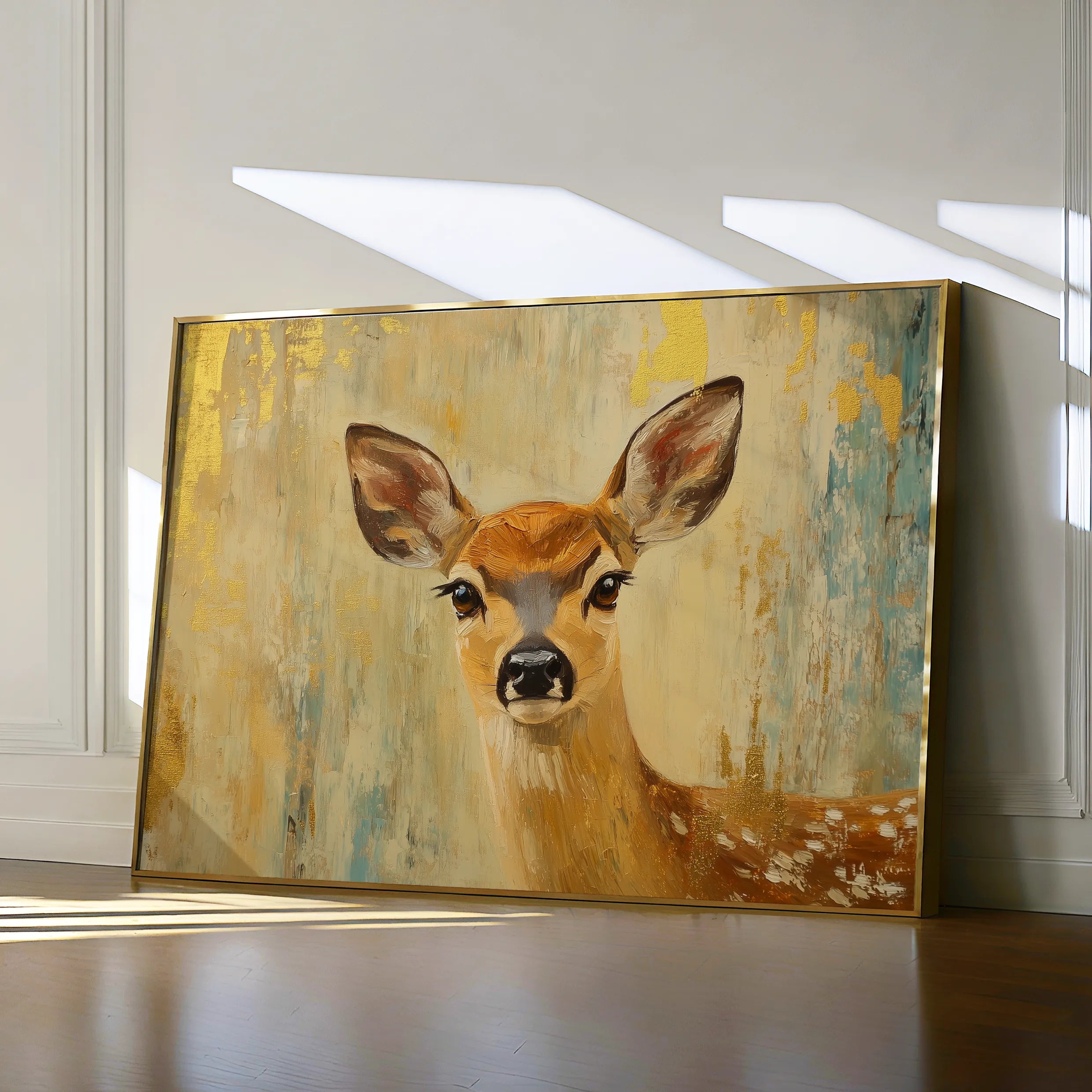 Animals 143 Canvas Art 18" x 24" / 45 x 60 cm / Black