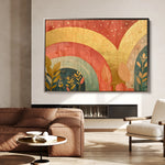 Boho 143 Canvas Art 18" x 24" / 45 x 60 cm / Black