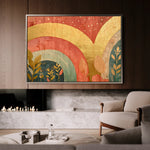 Boho 143 Canvas Art 18" x 24" / 45 x 60 cm / Black