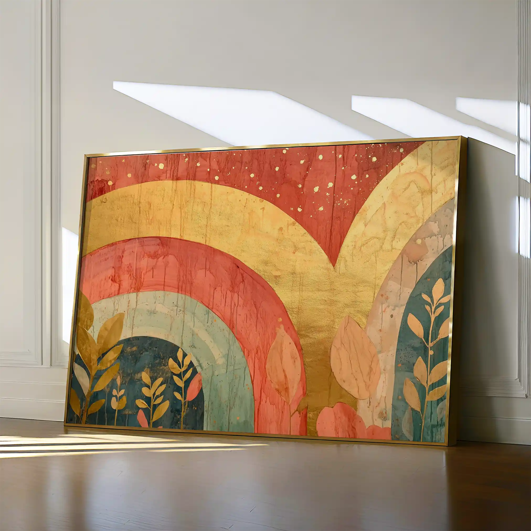 Boho 143 Canvas Art 60 x 40 cm / Black
