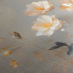 Floral 143 Canvas Art 18" x 24" / 45 x 60 cm / Black