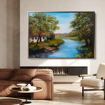 Landscape 143 Canvas Art 18" x 24" / 45 x 60 cm / Black