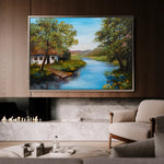 Landscape 143 Canvas Art 18" x 24" / 45 x 60 cm / Black
