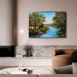 Landscape 143 Canvas Art 18" x 24" / 45 x 60 cm / Black