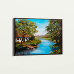 Landscape 143 Canvas Art 18" x 24" / 45 x 60 cm / Black