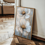 Floral 1431 Canvas Art 18" x 24" / 45 x 60 cm / Black