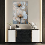 Floral 1431 Canvas Art 18" x 24" / 45 x 60 cm / Black