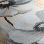 Floral 1432 Canvas Art 18" x 24" / 45 x 60 cm / Black